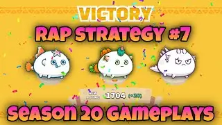 RAP STRATEGY #7 PURE (REPTILE, AQUA, PLANT) SEASON 20 GAMEPLAY - AXIE INFINITY