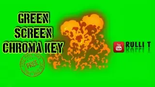 Green Screen - FIRE EXPLODE in animation 🔊