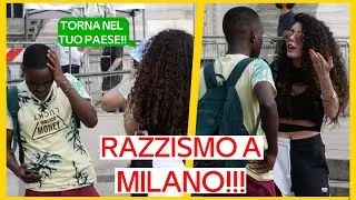 INSULTI RAZZISTI A MILANO [Esperimento Sociale] - prt1| AmadouTV