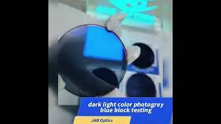 photochromic grey blue block UV420 hmc ar from JAB optics manufacturer