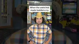 When the weird kid made toddlers cry 😢 #comedy #shorts