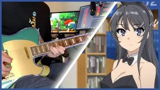 Bunny Girl Senpai OP FULL -【 Kimi no Sei - The Peggies 】Guitar Cover