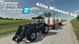 Alma Dairy Farm | New Equipment DT1100 | Harvesting and Straw Baling |  Farming Simulator 22 | Ep 2