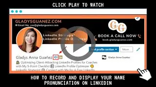 LinkedIn Name Pronunciation - How to Record and Display Your Name Pronunciation - LinkedIn Update 🔊