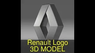 3D Model of Renault Logo Review