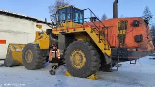 Работа вахтой на крайнем севере #якутия #бульдозер #жизньбульдозериста