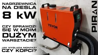 Nagrzewnica na diesla w dużym warsztacie? - Ogrzewanie postojowe 8 kW VEVOR (aka Chińskie Webasto) 🔥