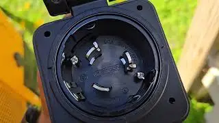 Installing 50 Amp Furrion Twist Lock Shore Power Inlet In Skoolie.....