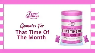 Power Gummies - That Time Of The Month Gummies for Period Pain, Cramps, PMS