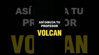 🔥 Como Dibujar un VOLCÁN en ERUPCIÓN a Lapiz #shorts #short