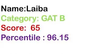 GAT General High achievers 18TH June 2023| Part-2