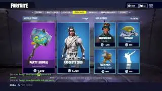 Party Animal! Weekly Item Shop in Fortnite: Battle Royale (January 6th, 2018)