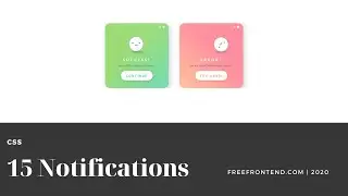 15 CSS Notifications