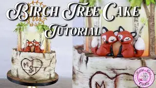Tutorial: Birch tree cake | wedding cake