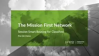 Juniper SSR - Classified Network Steering with DSCP