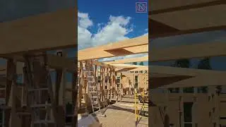 Строительство второго этажа дома Naturi по проекту «СТЭЛС» #Shorts