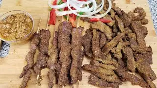 #beefsoya#brochette#streetfood HOW TO MAKE BEEF SOYA CAMEROONIAN STREET FOOD.BROCHETTES DE BOEUF