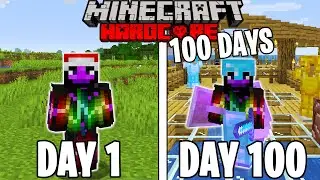 I Survived 100 Days in Hardcore Minecraft...Again