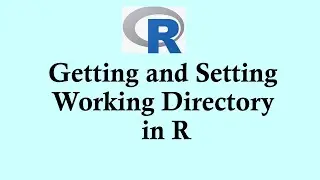 R programming tutorial | Getting and setting working directory in R
