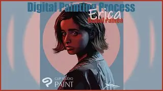 Erica | Digital Painting Process