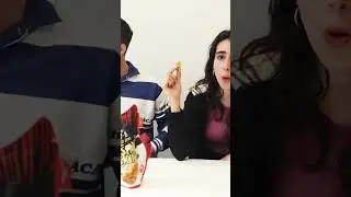 UK Students Try Salted Egg Fish Skin #shorts #singapore  #food
