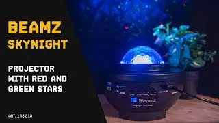 beamZ SkyNight Projector with Red and Green Stars - 153.210