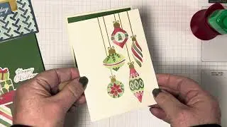 A Little Bit Festive Card Class, Day 5.  More quick & easy handmade holiday cards. No stamping!