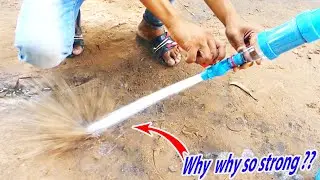 Amazing  Idea to fix PVC pipe low to strong pressure most people don't know ! Only Professional idea