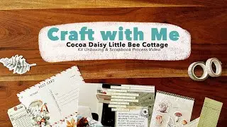 Mini Me Album // Cocoa Daisy September 2024 Unboxing & 6x8 Project