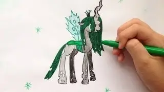 Как Нарисовать Пони Кризалис ♥