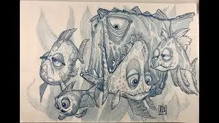 Character Design- Drawing Fish