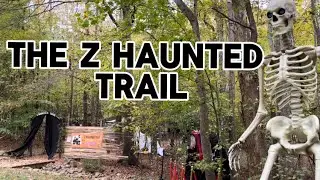 Day/Night Walkthrough of The Z Haunted Trail🎃👻