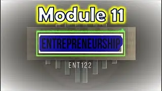 Entrepreneurship (ENT122) - Module 11