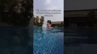 I will start ➡️ Goes into pool on vacations just to do Hairflips! 😂🏊‍♀️...