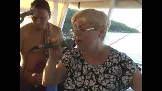 Все стало вокруг голубым и зеленым.