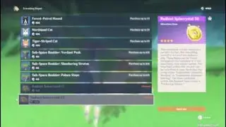 Radient Spincrystal Sold Out does Not mean you Haven't Obtained It | Genshin Impact