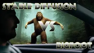 [17] Stable Diffusion animation of Bigfoot