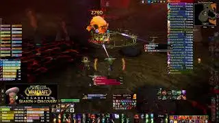 Baron Geddon: SoD Molten Core (Heat Level 3) Warlock #WoWClassic #SeasonOfDiscovery
