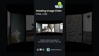 Rotating Image Slider 🚀 HTML CSS 