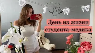 Один день из жизни студента-медика | новый цикл, учеба на 6 курсе👩🏼‍💻