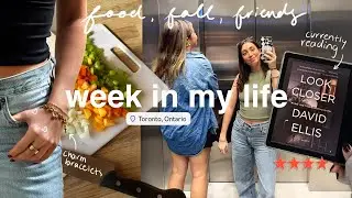 week in my life (fall edition): friends, food, books & botox 🍂📖