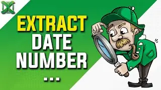 Extract date number and income from text string with fixed width | Excel Tips #24