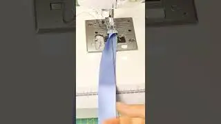 Sewing tip 229 - Turning Tiny Tubes of Fabric #sewingtips #sewing #shorts