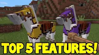 Minecraft Pocket Edition - 0.15.0 Update! - TOP 5 FEATURES!