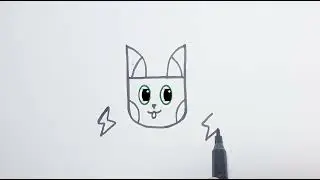 Learn How to Draw Pikachu Drawing by using alphabet H | Easy step by step Drawing Tutorial 