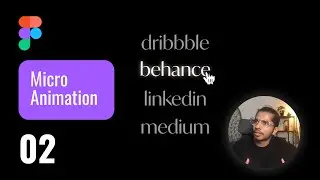 Figma Micro Animation 02 · Interactive component · Link Hover Styling