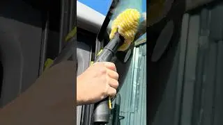 Satisfying Window Cleaning 💯🫧 #asmr