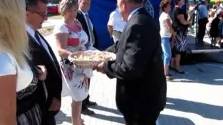 Uroczystości powitalne na Dożynkach Powiatu Niżańskiego