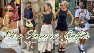 european summer outfits 2024 (not touristy) #europeansummer #summeroutfits pinterest worthy  ‎♡‧₊˚