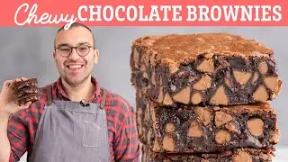 Best Ever Chewy Chocolate Brownies - The Scran Line